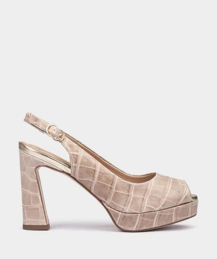 Pedro Miralles Heeled Sandals CITTANOVA Coco Sabbia 8211 Woman