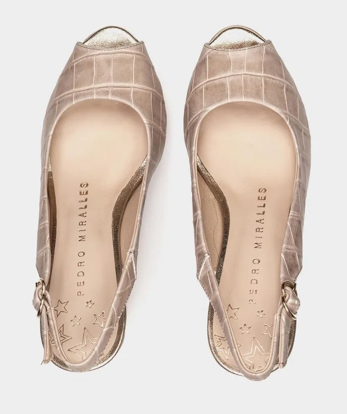 Pedro Miralles Heeled Sandals CITTANOVA Coco Sabbia 8211 Woman Pedro Miralles Heeled Sandals CITTANOVA Coco Sabbia 8211 Woman