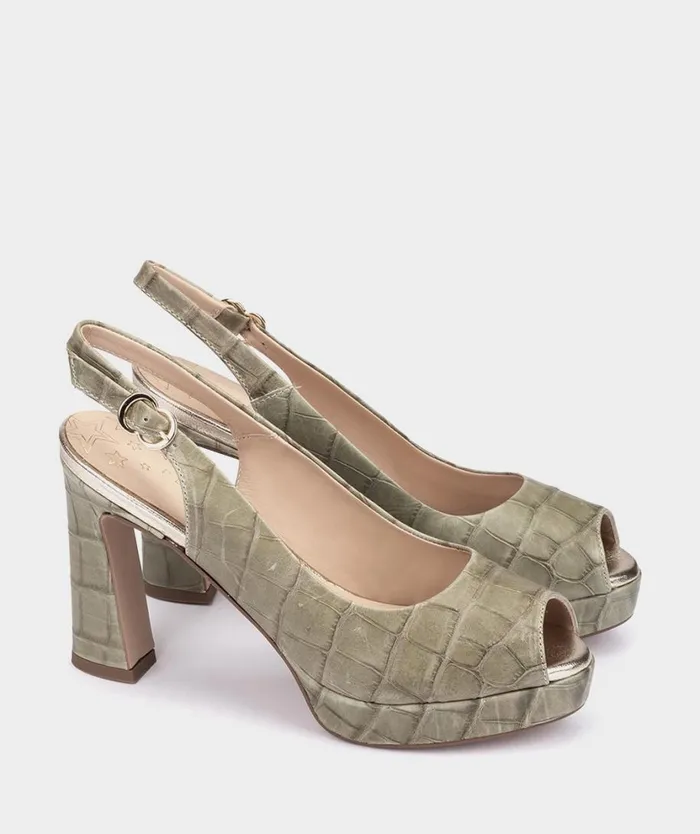 Pedro Miralles Heeled Sandals CITTANOVA Coco Salvia 8211 Woman Pedro Miralles Heeled Sandals CITTANOVA Coco Salvia 8211 Woman