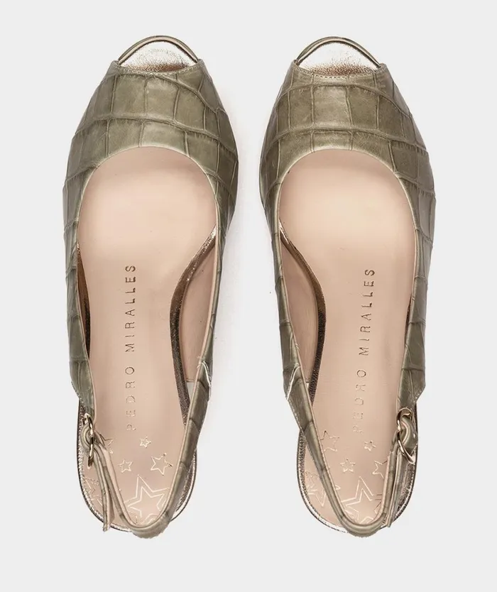 Pedro Miralles Heeled Sandals CITTANOVA Coco Salvia 8211 Woman Pedro Miralles Heeled Sandals CITTANOVA Coco Salvia 8211 Woman