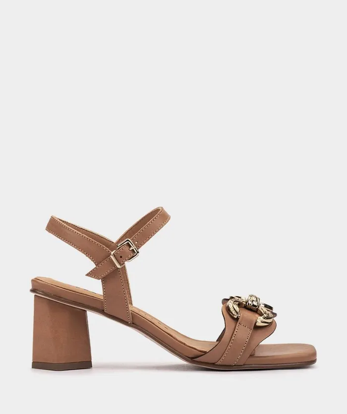 Pedro Miralles Heeled Sandals COBN Alfa Caramel 8211 Woman