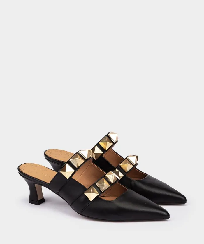 Pedro Miralles Heeled Sandals COLIMA Vitello Negro 8211 Woman Pedro Miralles Heeled Sandals COLIMA Vitello Negro 8211 Woman