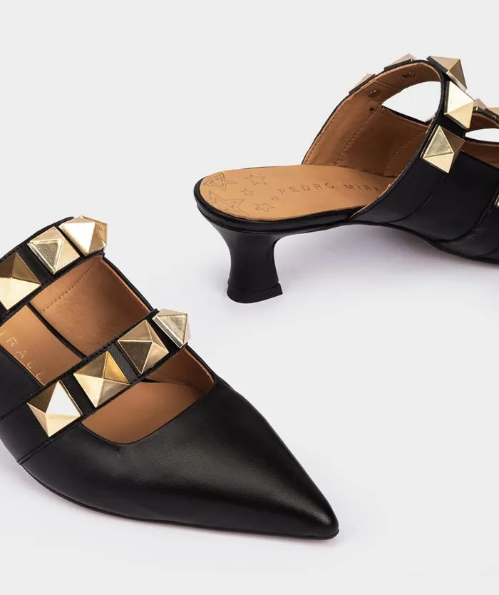 Pedro Miralles Heeled Sandals COLIMA Vitello Negro 8211 Woman Pedro Miralles Heeled Sandals COLIMA Vitello Negro 8211 Woman