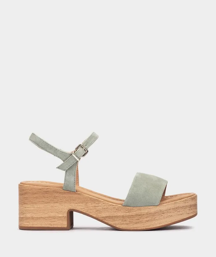 Pedro Miralles Heeled Sandals COVA Ante Salvia 8211 Woman