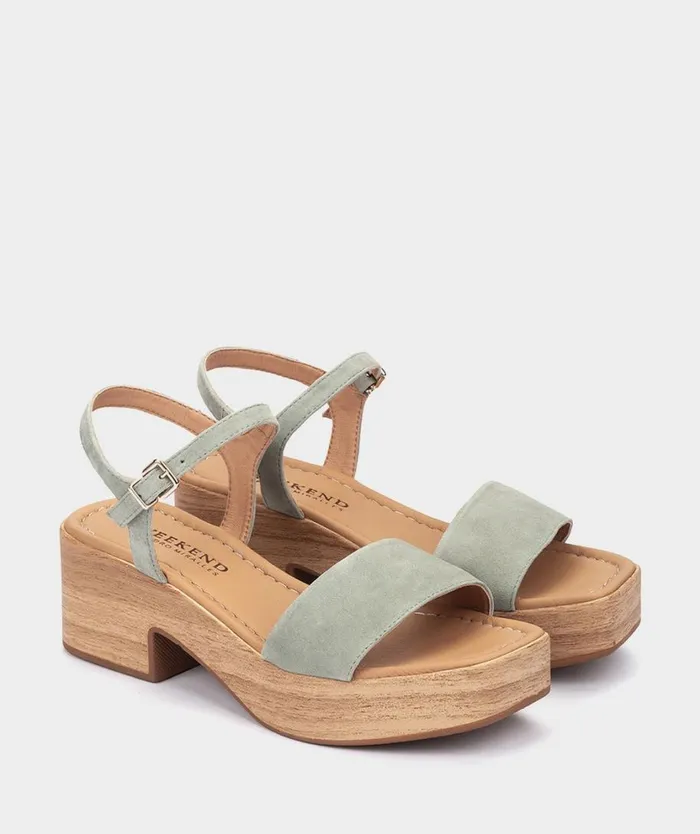 Pedro Miralles Heeled Sandals COVA Ante Salvia 8211 Woman Pedro Miralles Heeled Sandals COVA Ante Salvia 8211 Woman