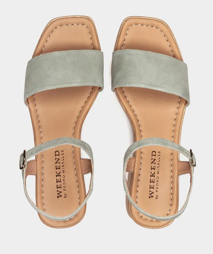 Pedro Miralles Heeled Sandals COVA Ante Salvia 8211 Woman Pedro Miralles Heeled Sandals COVA Ante Salvia 8211 Woman