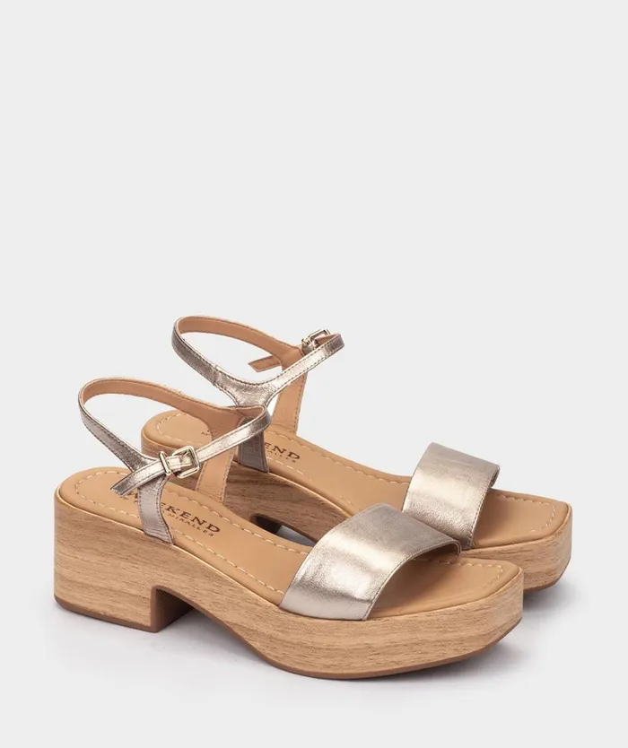 Pedro Miralles Heeled Sandals COVA Napa Metal Humo 8211 Woman Pedro Miralles Heeled Sandals COVA Napa Metal Humo 8211 Woman