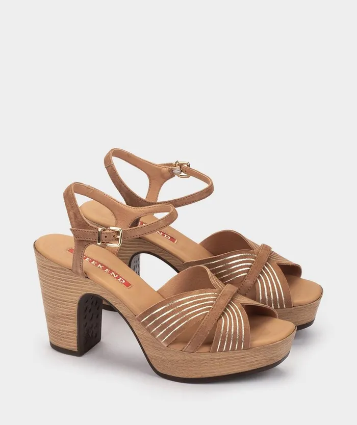 Pedro Miralles Heeled Sandals DAEGU Amalfi Cuoio 8211 Woman Pedro Miralles Heeled Sandals DAEGU Amalfi Cuoio 8211 Woman