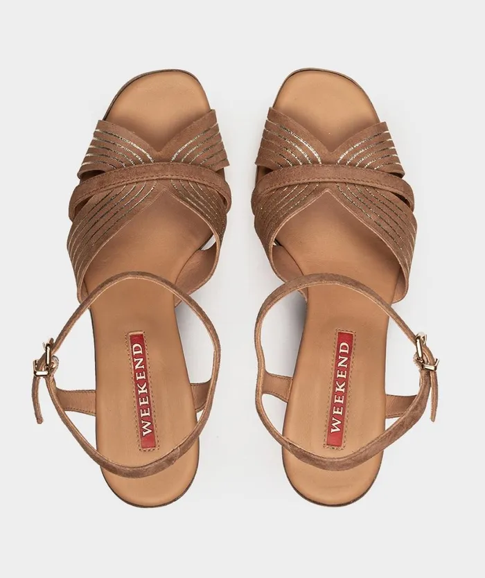 Pedro Miralles Heeled Sandals DAEGU Amalfi Cuoio 8211 Woman Pedro Miralles Heeled Sandals DAEGU Amalfi Cuoio 8211 Woman