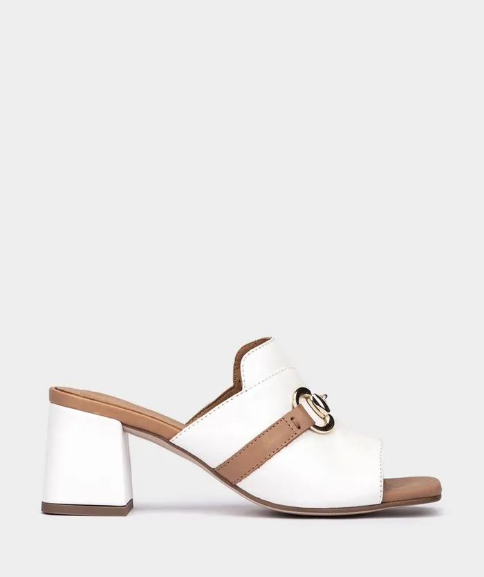 Pedro Miralles Heeled Sandals DAIMUZ Natur Bianco 8211 Woman