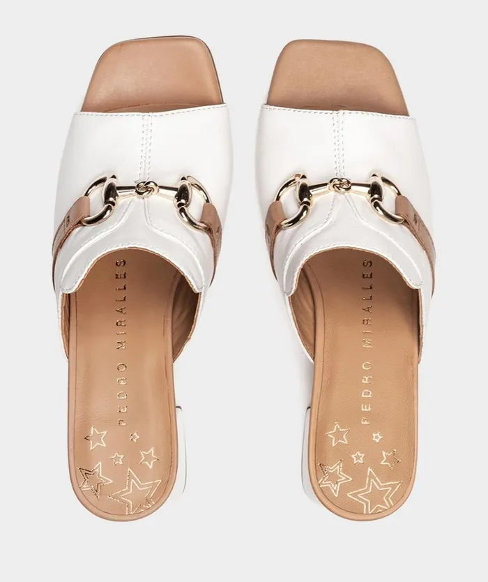 Pedro Miralles Heeled Sandals DAIMUZ Natur Bianco 8211 Woman Pedro Miralles Heeled Sandals DAIMUZ Natur Bianco 8211 Woman