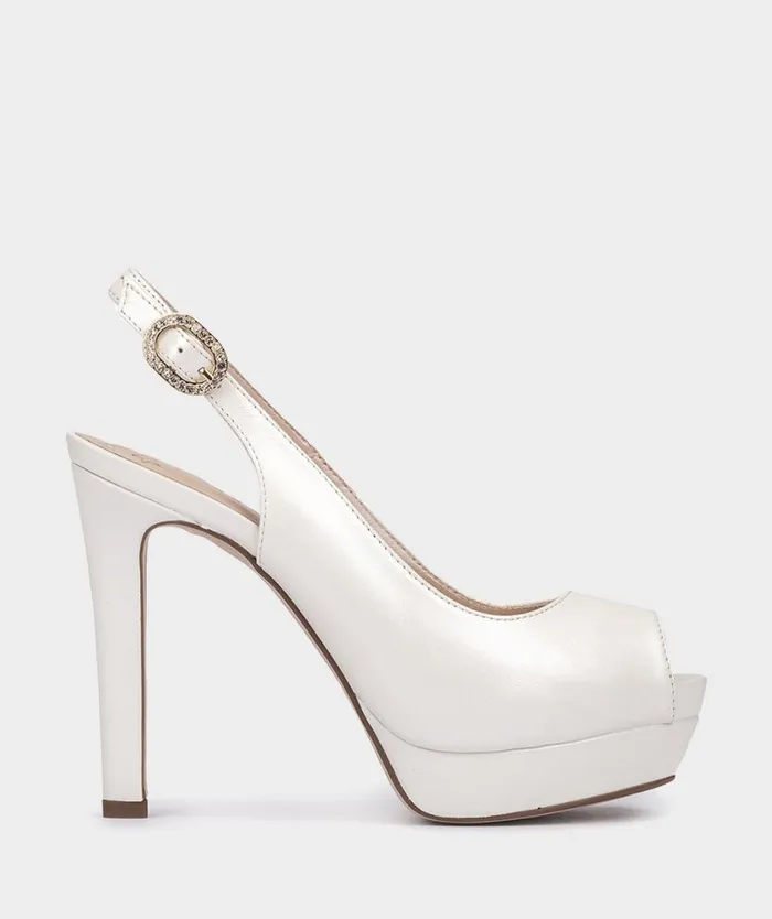 Pedro Miralles Heeled Sandals DELHI Nacarado Perla 8211 Woman