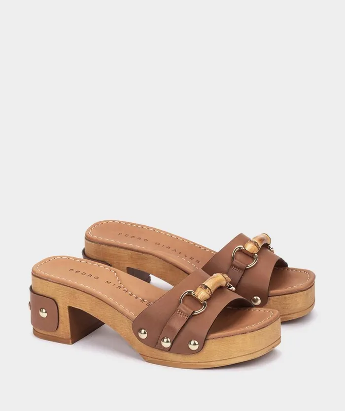 Pedro Miralles Heeled Sandals DEOK Alfa Tabac 8211 Woman Pedro Miralles Heeled Sandals DEOK Alfa Tabac 8211 Woman