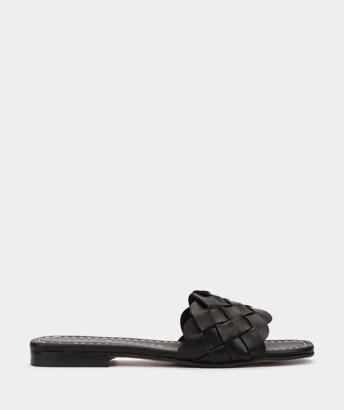 Pedro Miralles Heeled Sandals EGINA Natur Negro 8211 Woman