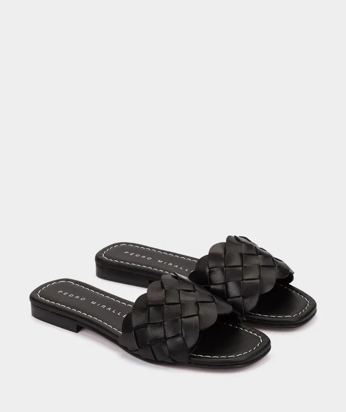 Pedro Miralles Heeled Sandals EGINA Natur Negro 8211 Woman Pedro Miralles Heeled Sandals EGINA Natur Negro 8211 Woman
