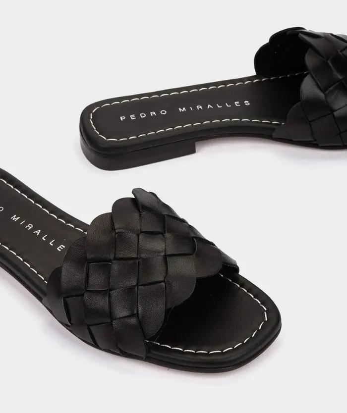 Pedro Miralles Heeled Sandals EGINA Natur Negro 8211 Woman Pedro Miralles Heeled Sandals EGINA Natur Negro 8211 Woman