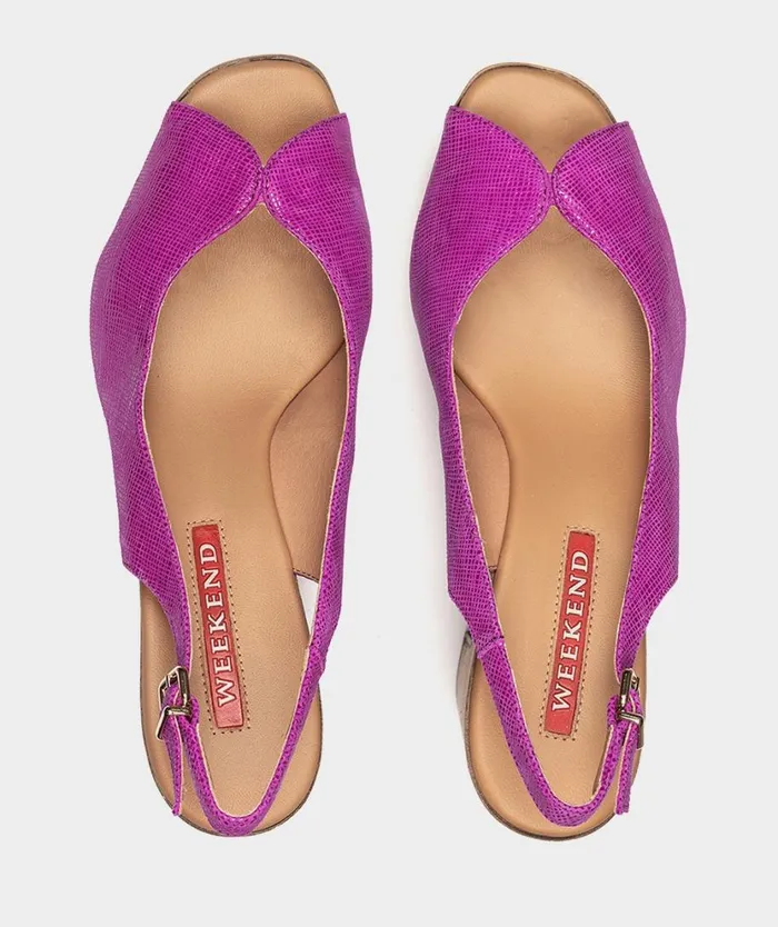 Pedro Miralles Heeled Sandals ESPARTA Saco Ante Viola 8211 Woman Pedro Miralles Heeled Sandals ESPARTA Saco Ante Viola 8211 Woman