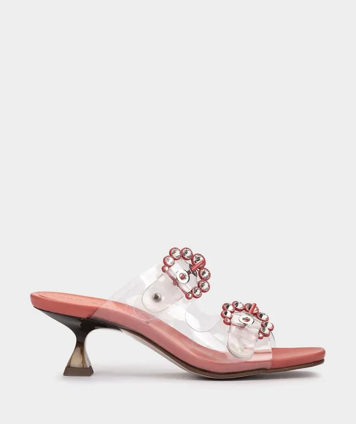 Pedro Miralles Heeled Sandals FILIPINAS Nature Coral 8211 Woman