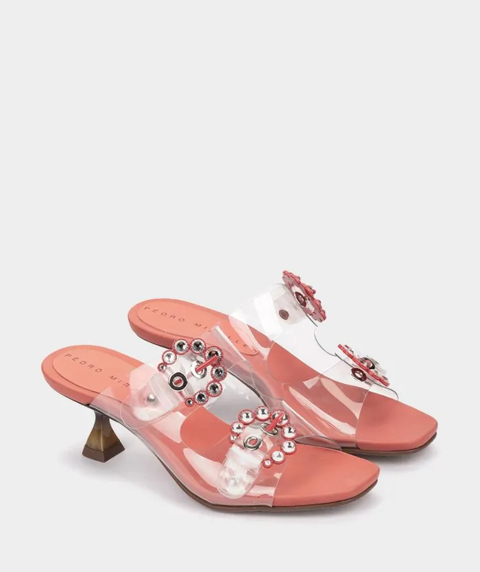 Pedro Miralles Heeled Sandals FILIPINAS Nature Coral 8211 Woman Pedro Miralles Heeled Sandals FILIPINAS Nature Coral 8211 Woman