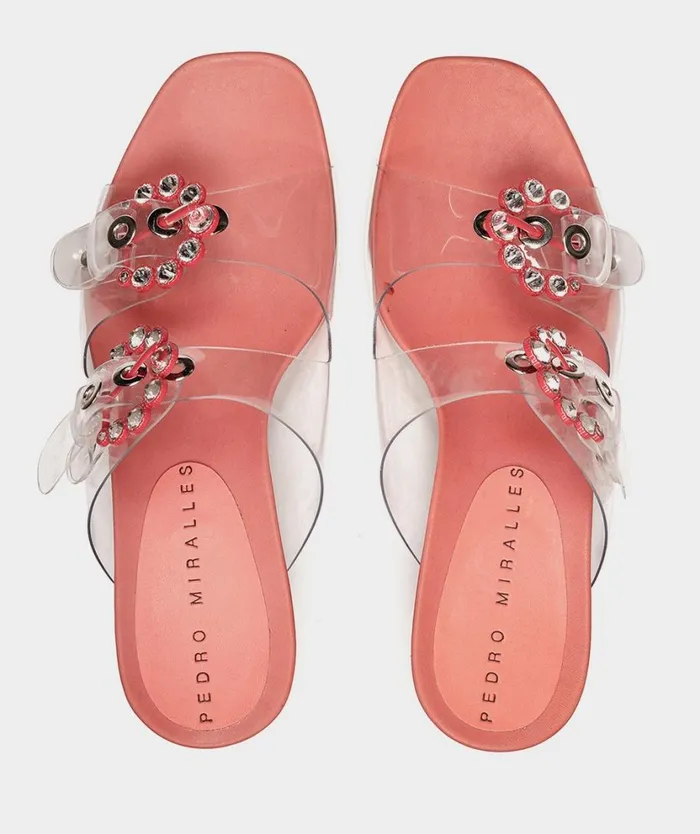 Pedro Miralles Heeled Sandals FILIPINAS Nature Coral 8211 Woman Pedro Miralles Heeled Sandals FILIPINAS Nature Coral 8211 Woman