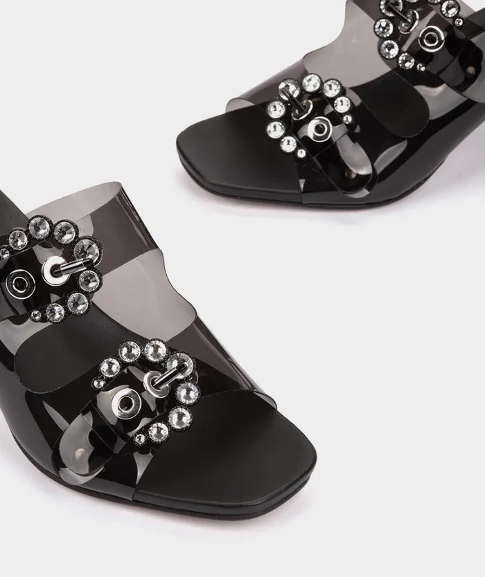 Pedro Miralles Heeled Sandals FILIPINAS Nature Negro 8211 Woman Pedro Miralles Heeled Sandals FILIPINAS Nature Negro 8211 Woman