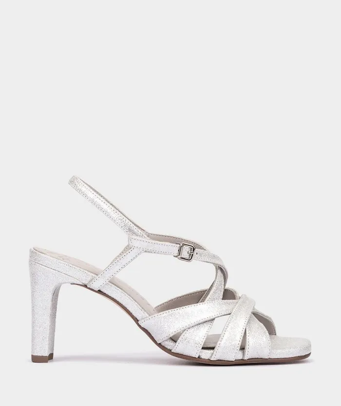 Pedro Miralles Heeled Sandals GALES Chianti Plata 8211 Woman