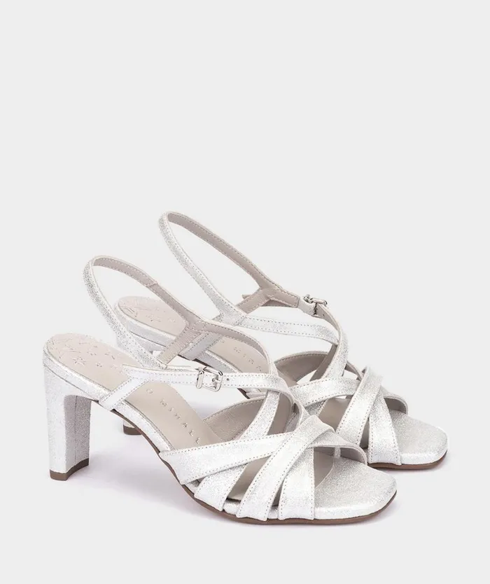 Pedro Miralles Heeled Sandals GALES Chianti Plata 8211 Woman Pedro Miralles Heeled Sandals GALES Chianti Plata 8211 Woman
