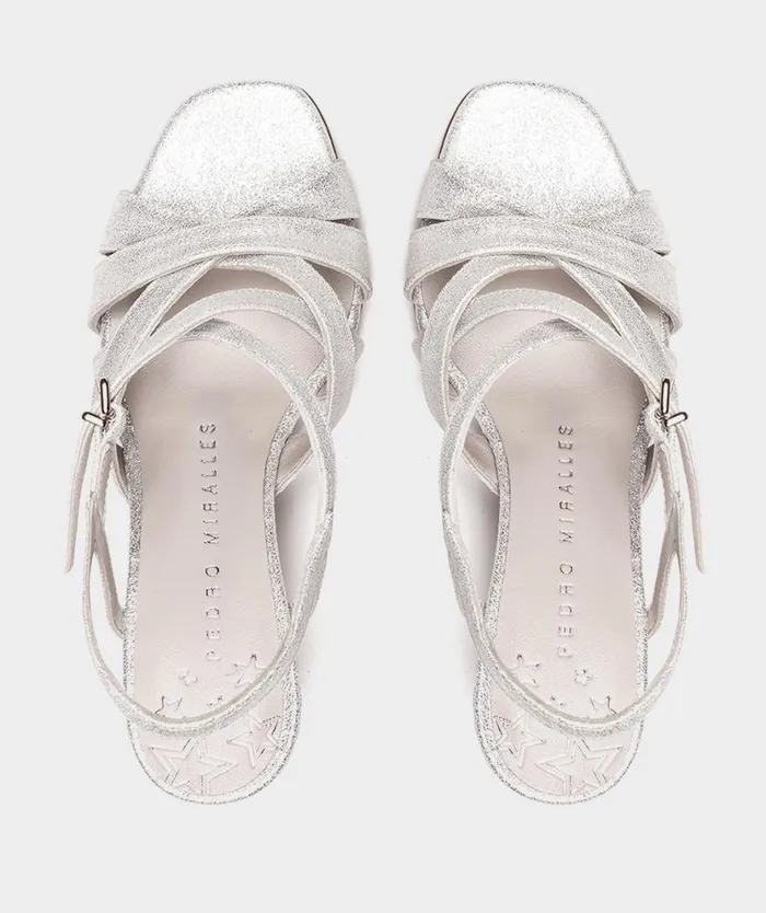 Pedro Miralles Heeled Sandals GALES Chianti Plata 8211 Woman Pedro Miralles Heeled Sandals GALES Chianti Plata 8211 Woman