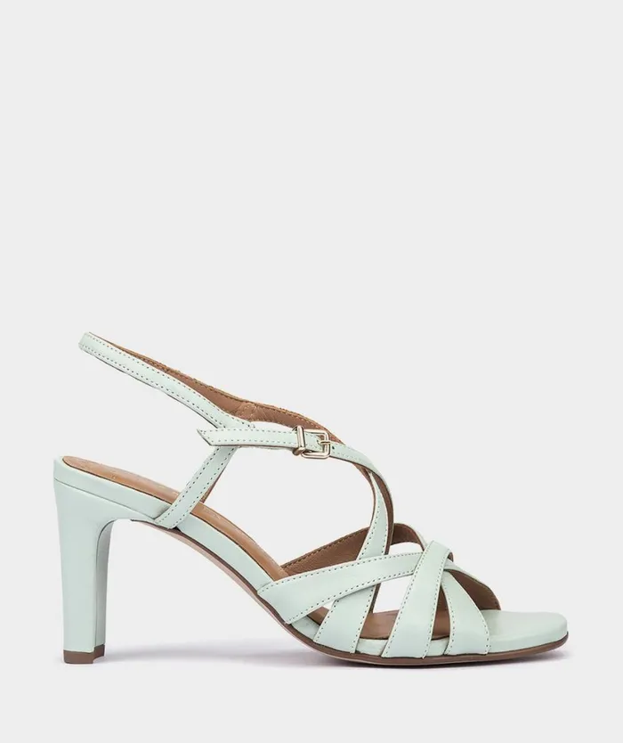 Pedro Miralles Heeled Sandals GALES Natur Aqua Marina 8211 Woman