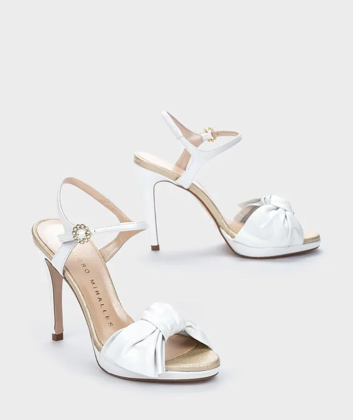 Pedro Miralles Heeled Sandals GENDRON Nacarado Perla 8211 Woman Pedro Miralles Heeled Sandals GENDRON Nacarado Perla 8211 Woman