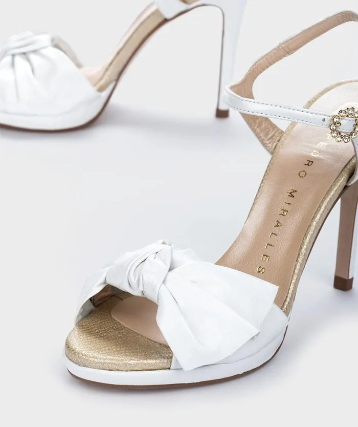 Pedro Miralles Heeled Sandals GENDRON Nacarado Perla 8211 Woman Pedro Miralles Heeled Sandals GENDRON Nacarado Perla 8211 Woman