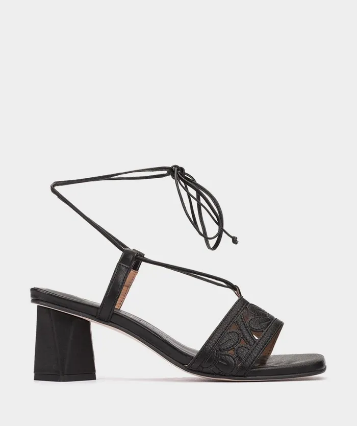 Pedro Miralles Heeled Sandals HALTON Atenea Negro 8211 Woman