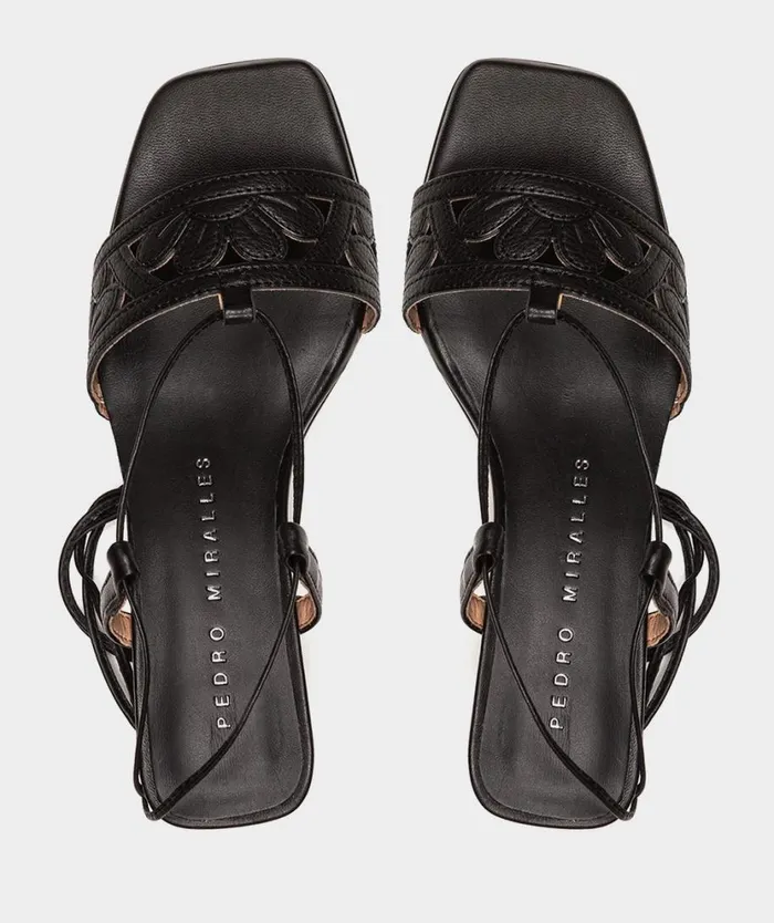Pedro Miralles Heeled Sandals HALTON Atenea Negro 8211 Woman Pedro Miralles Heeled Sandals HALTON Atenea Negro 8211 Woman