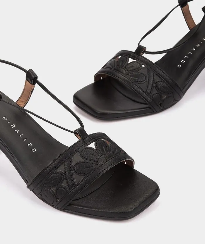 Pedro Miralles Heeled Sandals HALTON Atenea Negro 8211 Woman Pedro Miralles Heeled Sandals HALTON Atenea Negro 8211 Woman