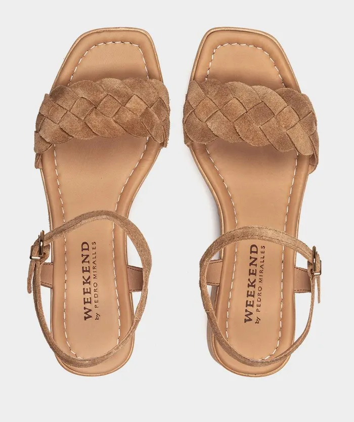 Pedro Miralles Heeled Sandals KANSAS Baby Silk Cuoio 8211 Woman Pedro Miralles Heeled Sandals KANSAS Baby Silk Cuoio 8211 Woman