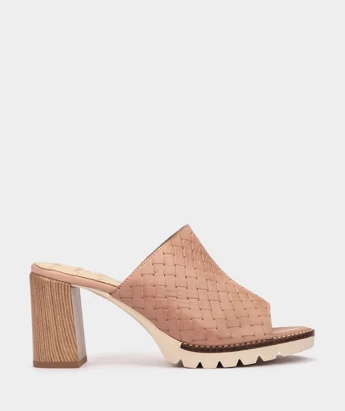 Pedro Miralles Heeled Sandals KOLN Alfa Trenza Rosette 8211 Woman