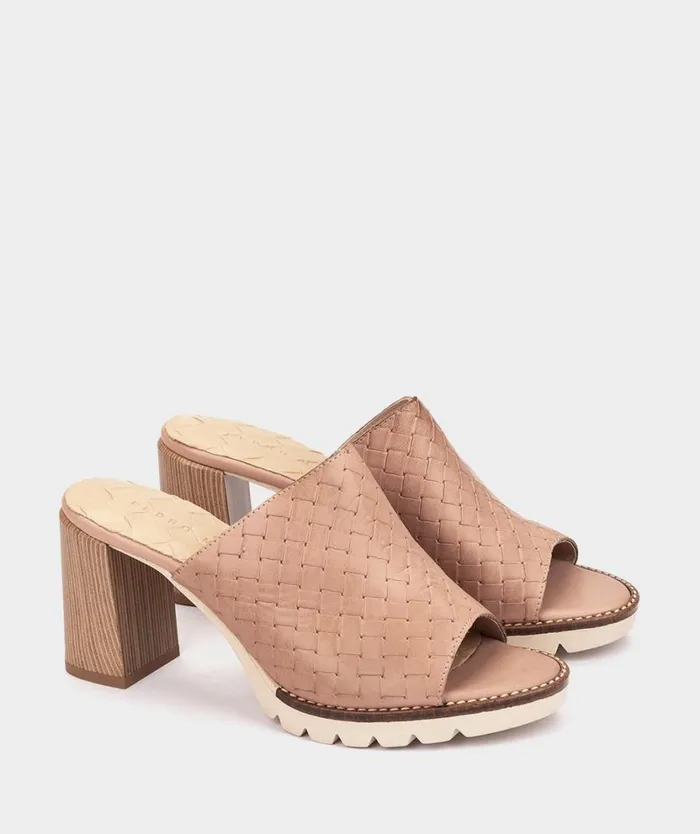 Pedro Miralles Heeled Sandals KOLN Alfa Trenza Rosette 8211 Woman Pedro Miralles Heeled Sandals KOLN Alfa Trenza Rosette 8211 Woman