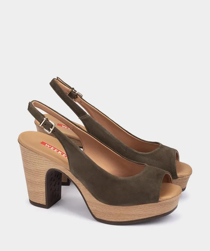 Pedro Miralles Heeled Sandals LA VALETA Amalfi Kaki 8211 Woman Pedro Miralles Heeled Sandals LA VALETA Amalfi Kaki 8211 Woman