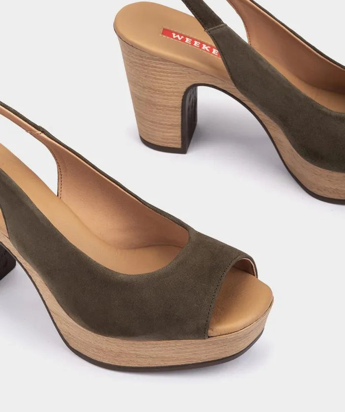 Pedro Miralles Heeled Sandals LA VALETA Amalfi Kaki 8211 Woman Pedro Miralles Heeled Sandals LA VALETA Amalfi Kaki 8211 Woman