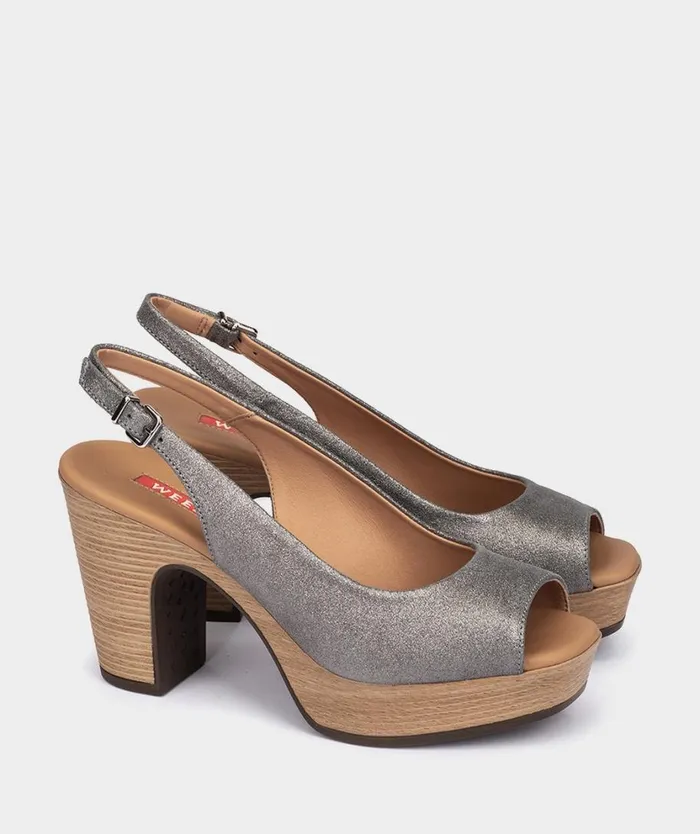 Pedro Miralles Heeled Sandals LA VALETA Chianti Plomo 8211 Woman Pedro Miralles Heeled Sandals LA VALETA Chianti Plomo 8211 Woman