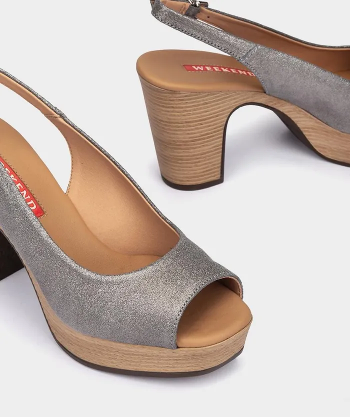 Pedro Miralles Heeled Sandals LA VALETA Chianti Plomo 8211 Woman Pedro Miralles Heeled Sandals LA VALETA Chianti Plomo 8211 Woman