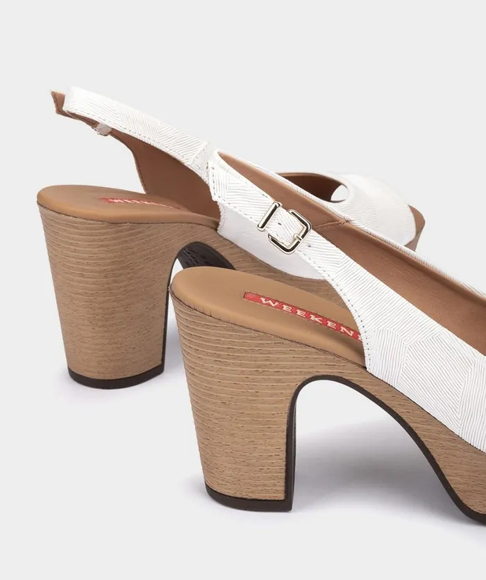 Pedro Miralles Heeled Sandals LA VALETA Mercurio Bianco 8211 Woman Pedro Miralles Heeled Sandals LA VALETA Mercurio Bianco 8211 Woman