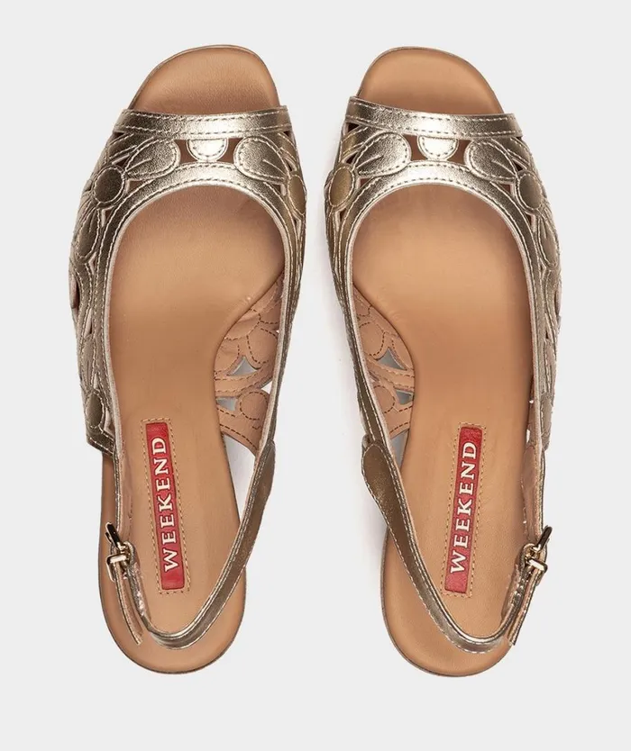 Pedro Miralles Heeled Sandals LA VALETA Napa Metal Platino 8211 Woman Pedro Miralles Heeled Sandals LA VALETA Napa Metal Platino 8211 Woman