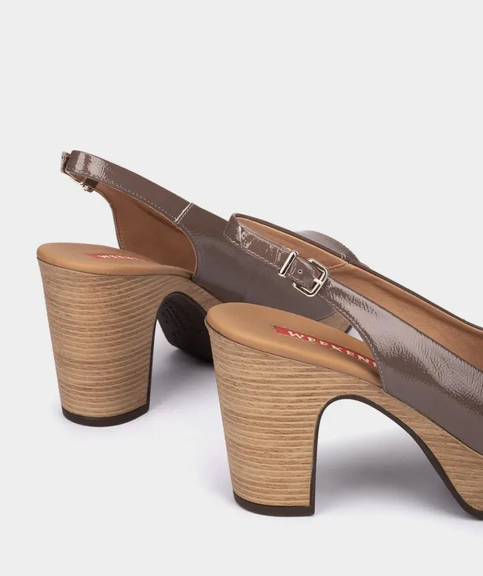 Pedro Miralles Heeled Sandals LA VALETA Napalak Fango 8211 Woman Pedro Miralles Heeled Sandals LA VALETA Napalak Fango 8211 Woman