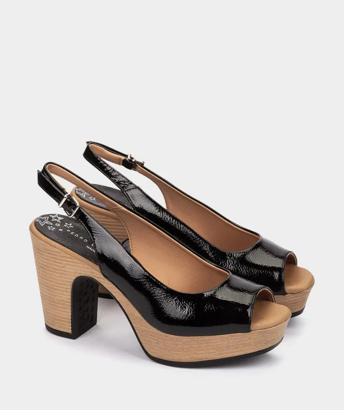 Pedro Miralles Heeled Sandals LA VALETA Napalak Negro 8211 Woman Pedro Miralles Heeled Sandals LA VALETA Napalak Negro 8211 Woman