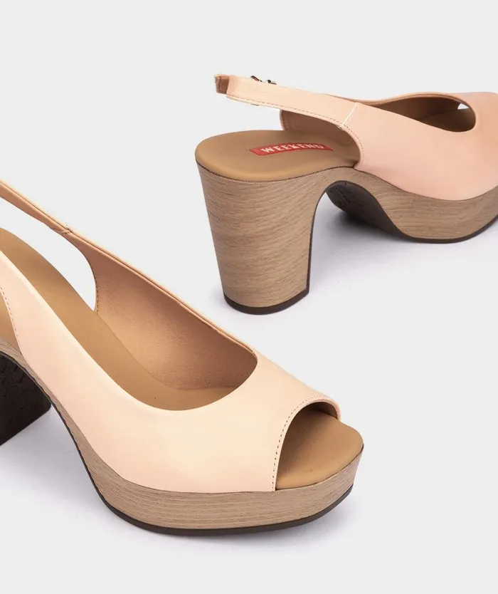 Pedro Miralles Heeled Sandals LA VALETA Natur Corallo 8211 Woman Pedro Miralles Heeled Sandals LA VALETA Natur Corallo 8211 Woman