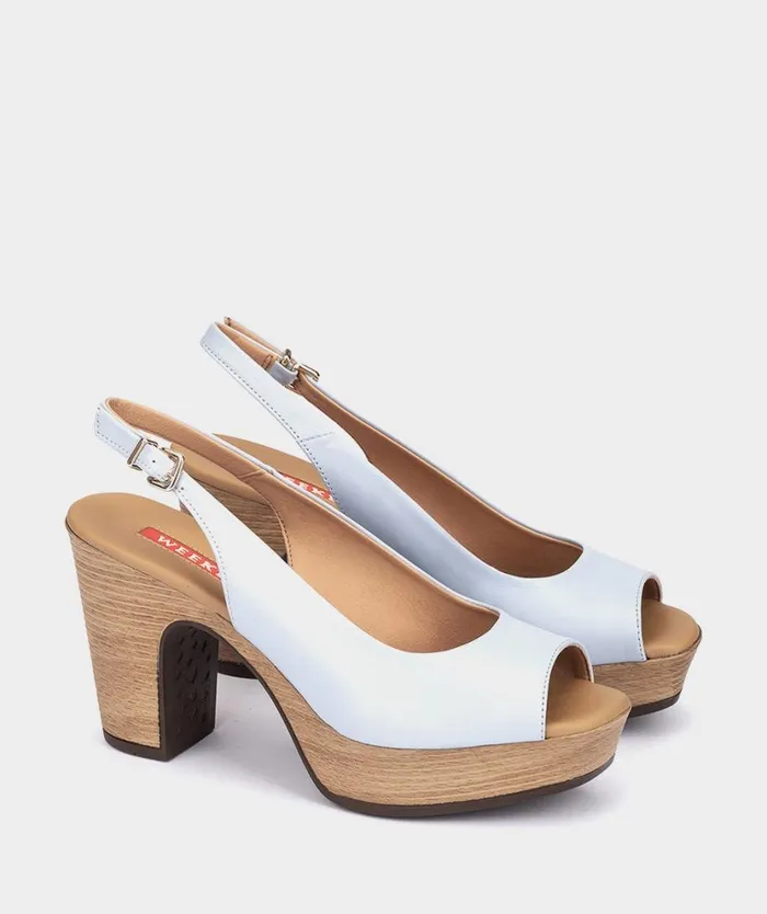 Pedro Miralles Heeled Sandals LA VALETA Natur Denim 8211 Woman Pedro Miralles Heeled Sandals LA VALETA Natur Denim 8211 Woman
