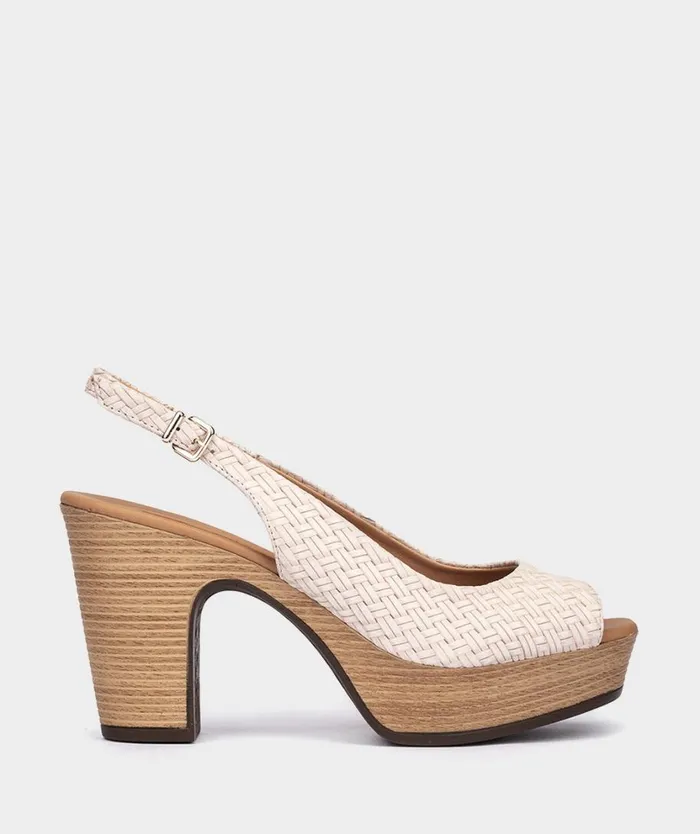 Pedro Miralles Heeled Sandals LA VALETA Twist Arena 8211 Woman
