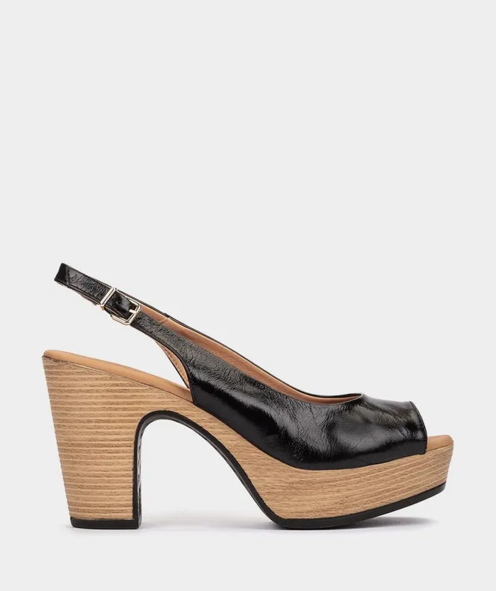 Pedro Miralles Heeled Sandals LA VALETA Venice Negro 8211 Woman