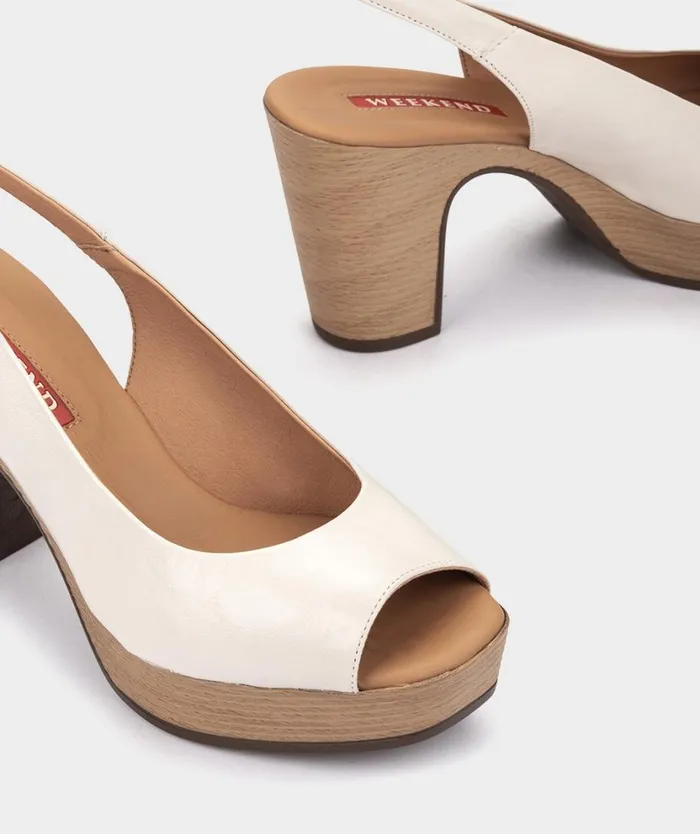 Pedro Miralles Heeled Sandals LA VALETA Venice Talco 8211 Woman Pedro Miralles Heeled Sandals LA VALETA Venice Talco 8211 Woman